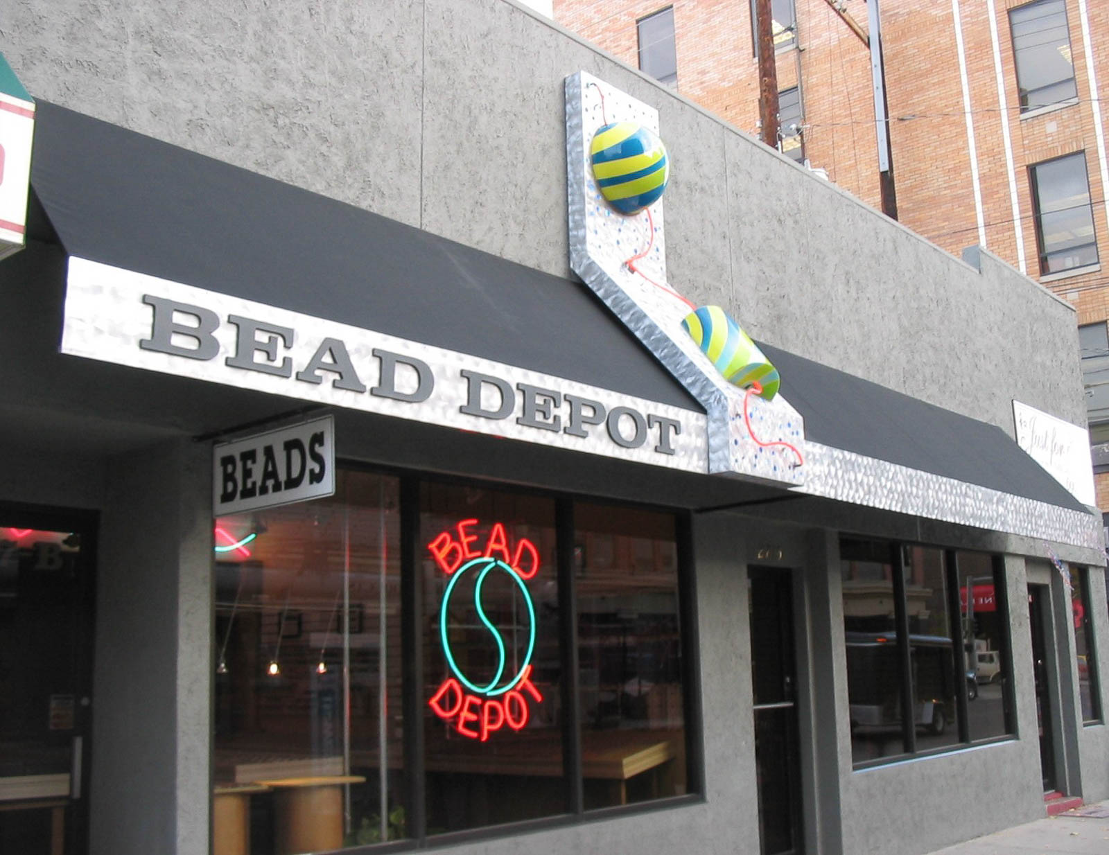 Awning for Bread Depot